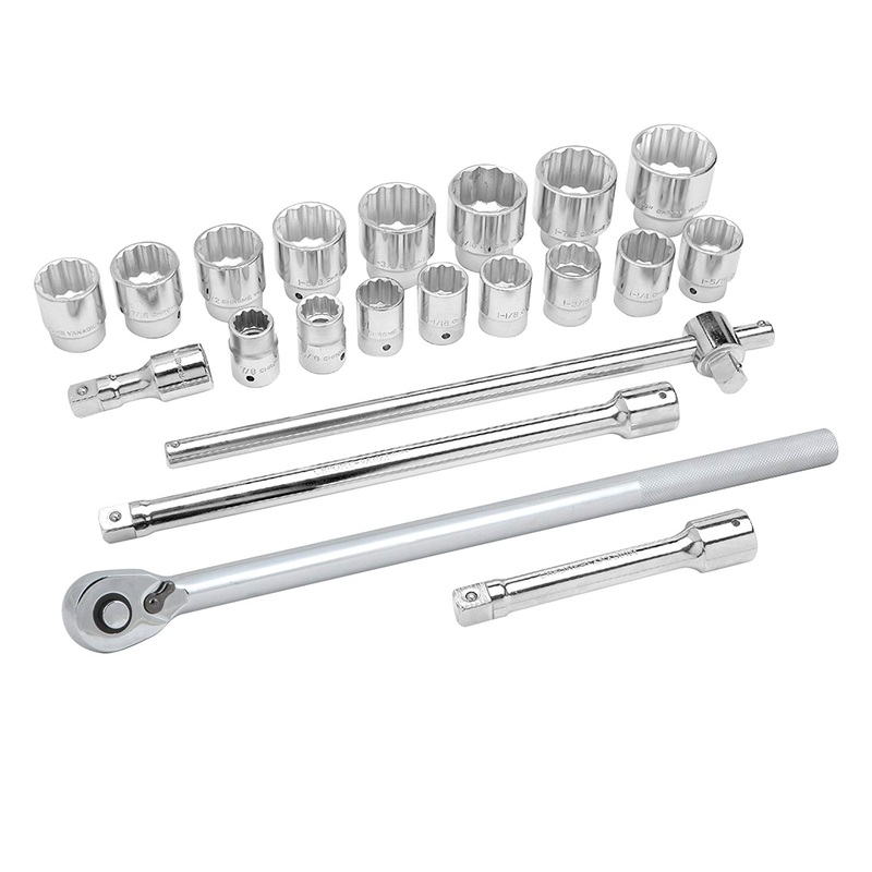 Performance Tool W34904 21 Piece 3/4" Drive  SAE Socket Set