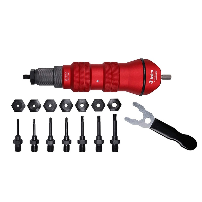 Astro Pneumatic ADN14 1/4" Rivet Nut Drill Adapter Kit