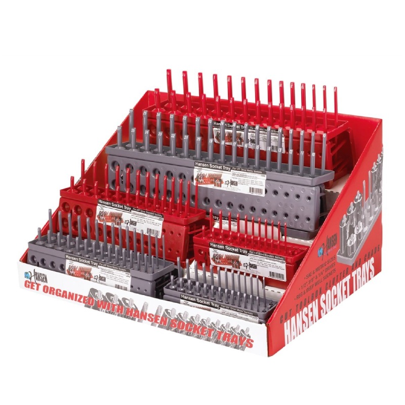 Hanson 9910 Complete Display 4 Each of Peg Style Socket Holders