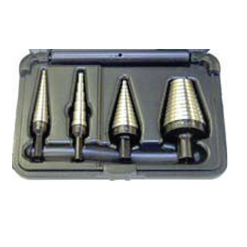 Irwin Vise Grip 10225 4 Piece Unibit Step Drill Bit Set