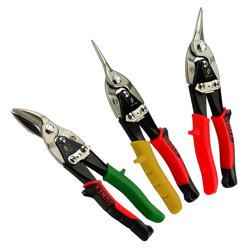 Sunex 3617 3 Piece Aviation Snips Set
