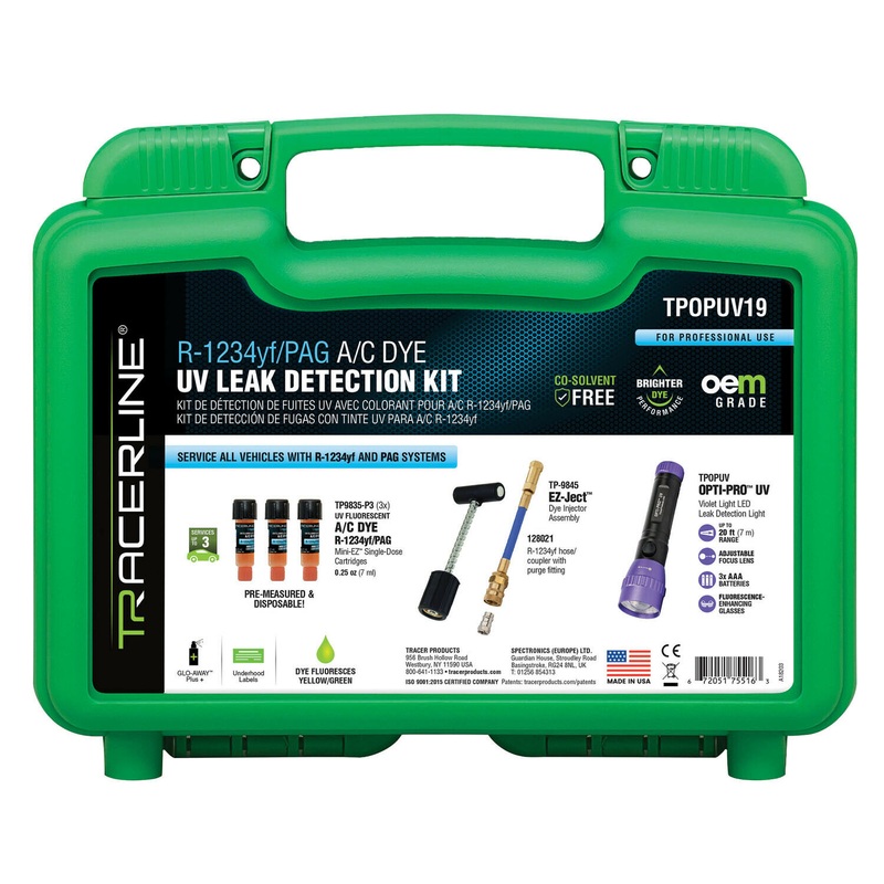 Tracer Products TPOPUV19 R-1234YF - OEM-Grade A/C Leak Detection Kit