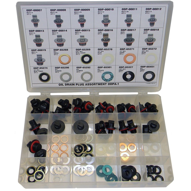 AGS ODPA-1 24 Piece Oil Drain Plug Assortment