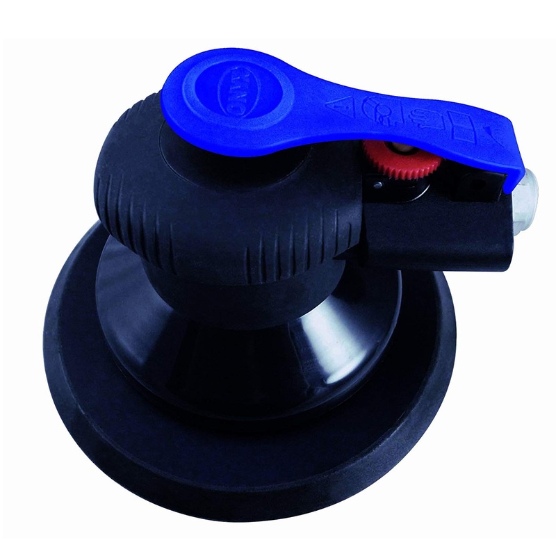 Astro Pneumatic 325 Onyx 6" Finishing Palm Sander with 6" PU Velcro Backing Pad