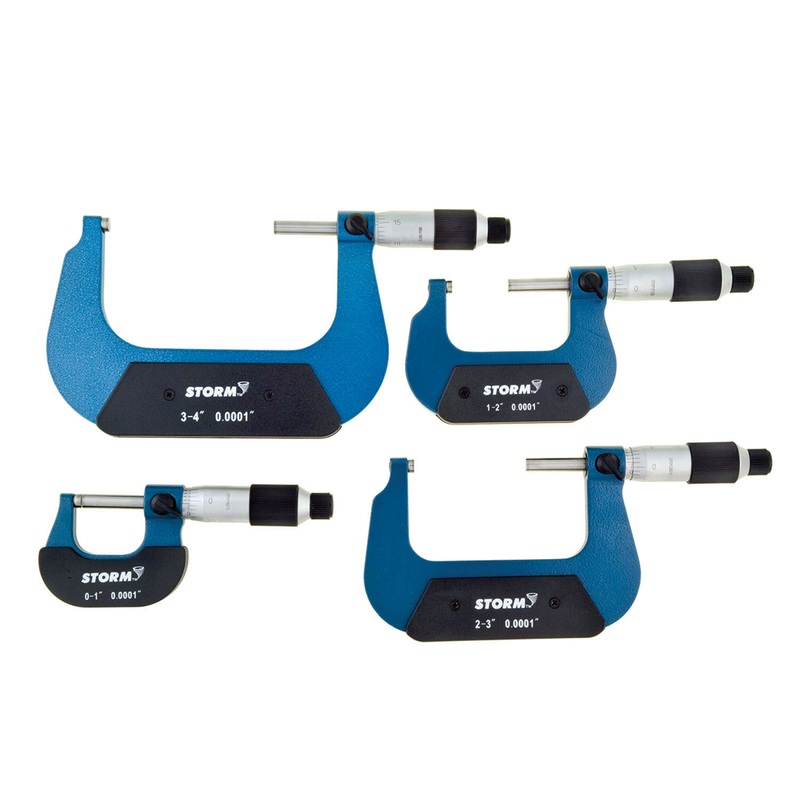 Central Tools 3M114 0-4" Micrometer Set