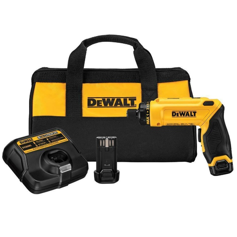 Dewalt DCF680N2 8 Volt Max Gyroscopic Screwdriver With 2 Battery Kit