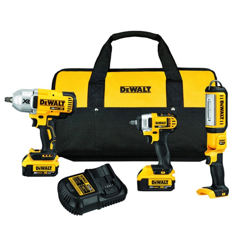 Dewalt DCK398HM2 20 Volt MAX Li-Ion 3 Tool Combo Kit