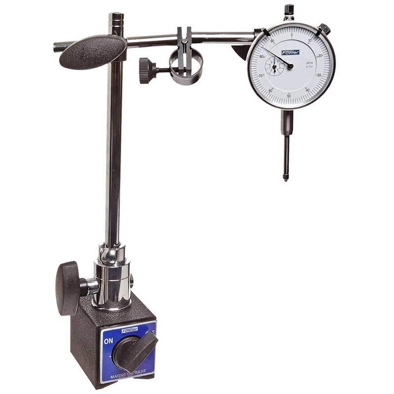 Fowler 52-585-150 Articulating Mag Base And Indicator Combo Set