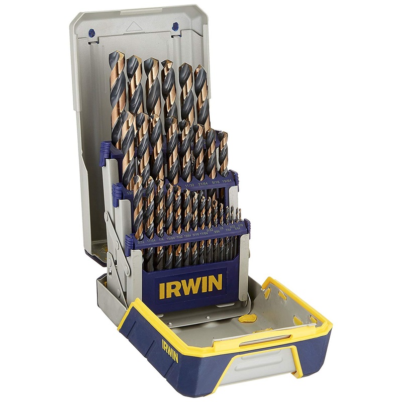 Irwin 3018005 29 Piece Black and Gold Drill Bit Set