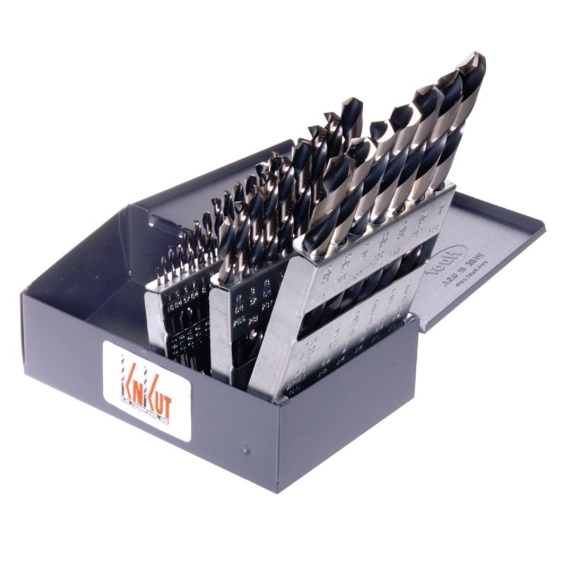 KNKUT 15KK5 15 Piece Jobber Length Drill Bit Set