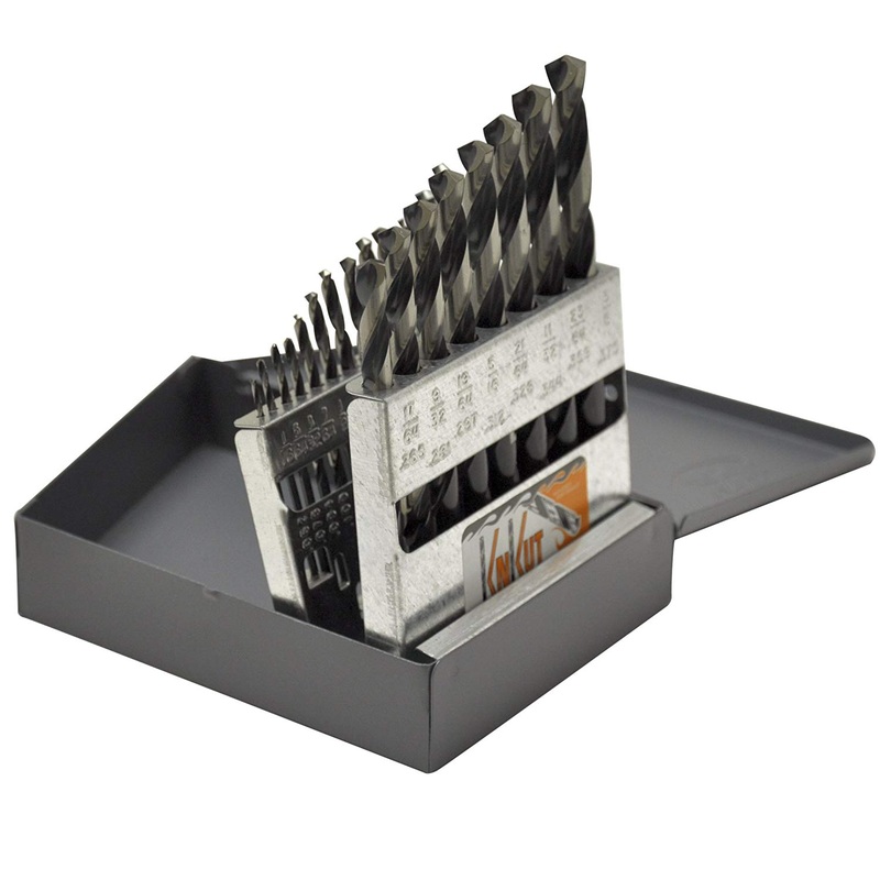 KNKUT 21KK5 21 Piece Jobber Length Drill Bit Set