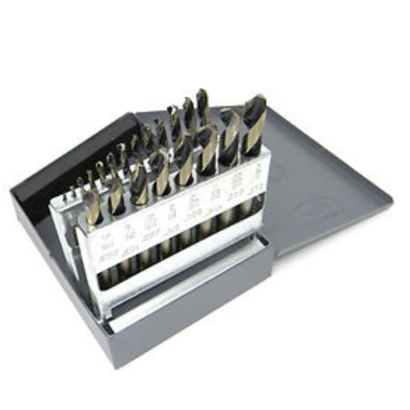 KNKUT 21KK7 21 Piece Stubby Length Drill Bit Set