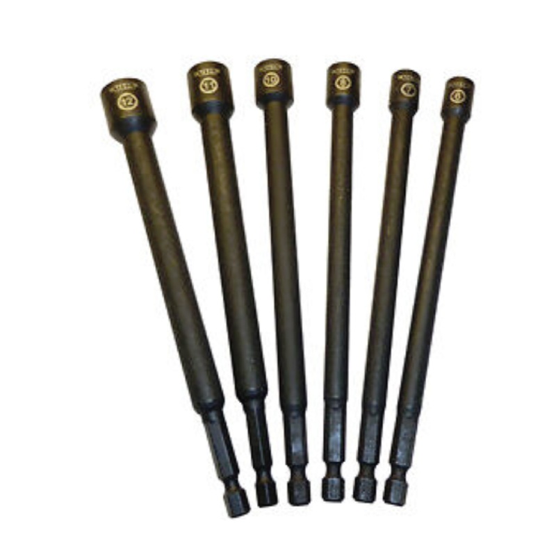 Vim Tools NSM100XL 6" OAL Metric Extra Long Nut Setter Kit
