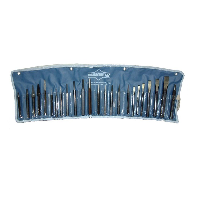 Mayhew 61050 24-Piece Punch & Chisel Kit