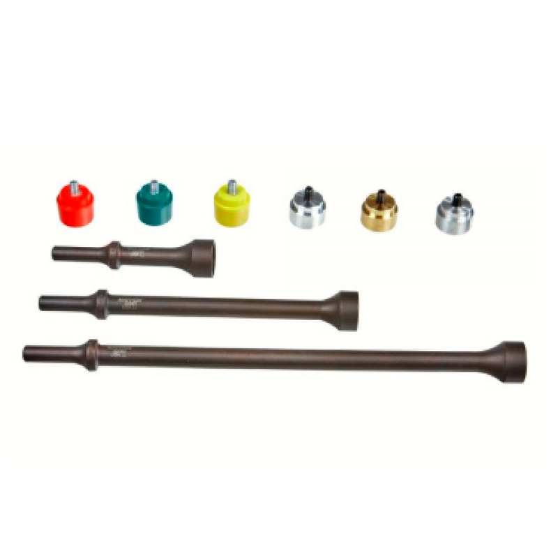 Mayhew Steel 32026 9-Piece Modular Air Hammer Bit Set