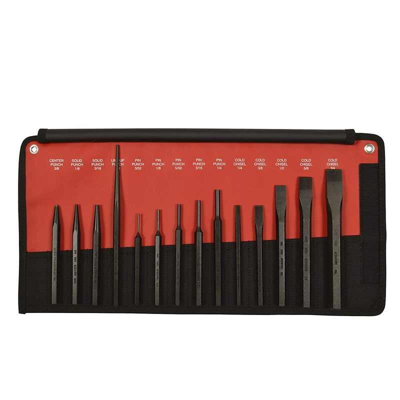 Mayhew Steel 61044 14 Piece Punch/Chisel Set