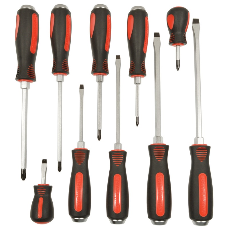 Mayhew Steel 66306 10 Piece Capped Head Screwdriver Set