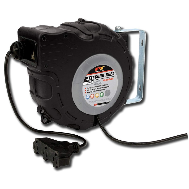 Performance Tool W2278 40" Retractable Cord Reel