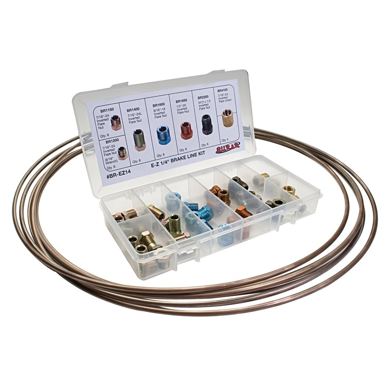 S.U.R & R BR-EZ14 1/4" Brake Line Replacement Kit