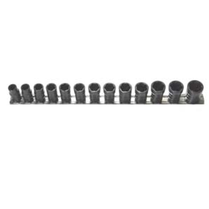 Turboscket TSCS2513B 13-Piece 1/4" Combination Turbo Socket Set