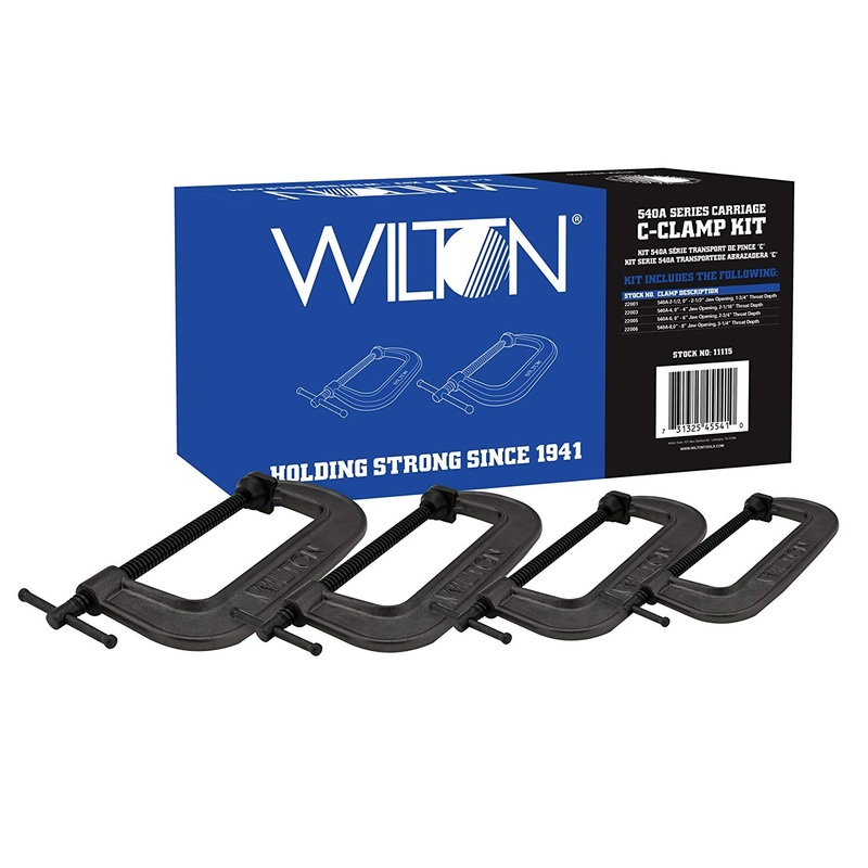 Wilton 11115 4-Piece C-Clamp Kit