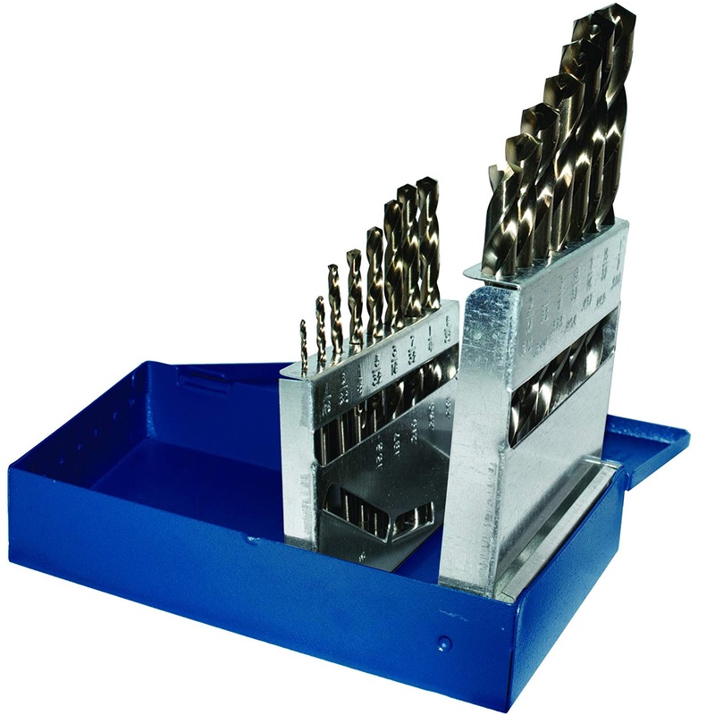 Century Drill & Tool 26115 15-Piece Pro grade Cobalt Drill Index Set