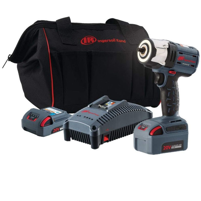 Ingersoll Rand W5133-K22 3/8" IQV 20V Cordless Impact Wrench - Two Battery Kit