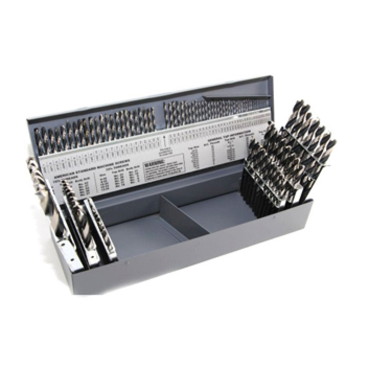 KNKUT 115KK5 115-Piece Jobber Length Drill Bit Set Numbers Letters