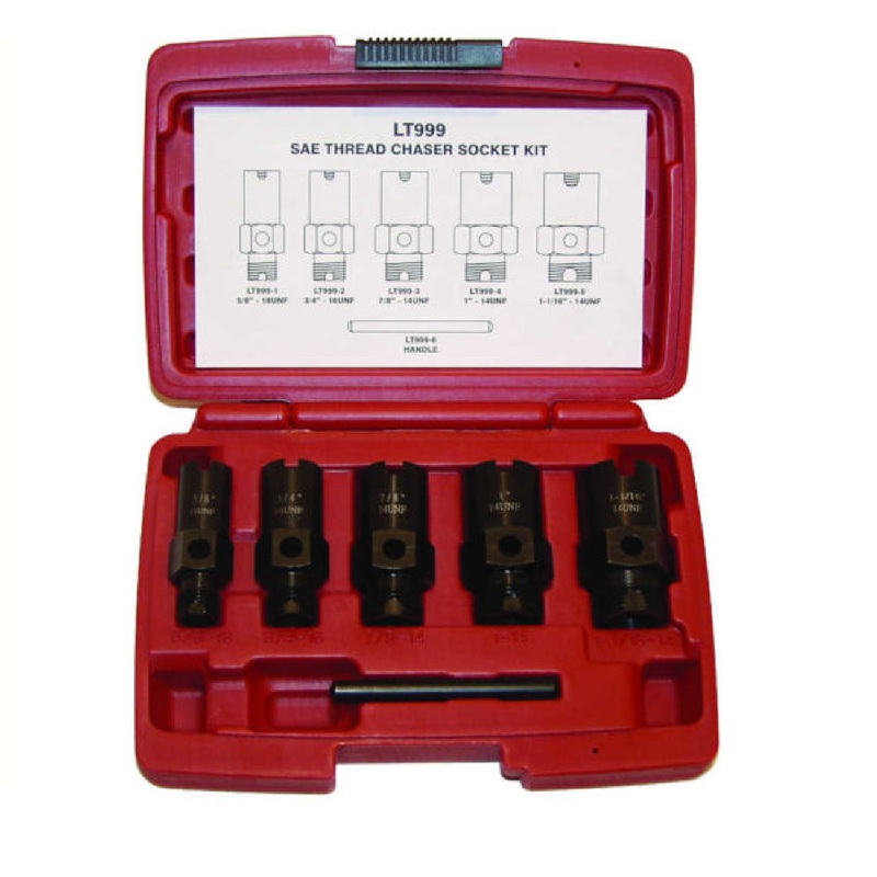 Lock Technology 999 SAE Thread Chaser Socket Kit