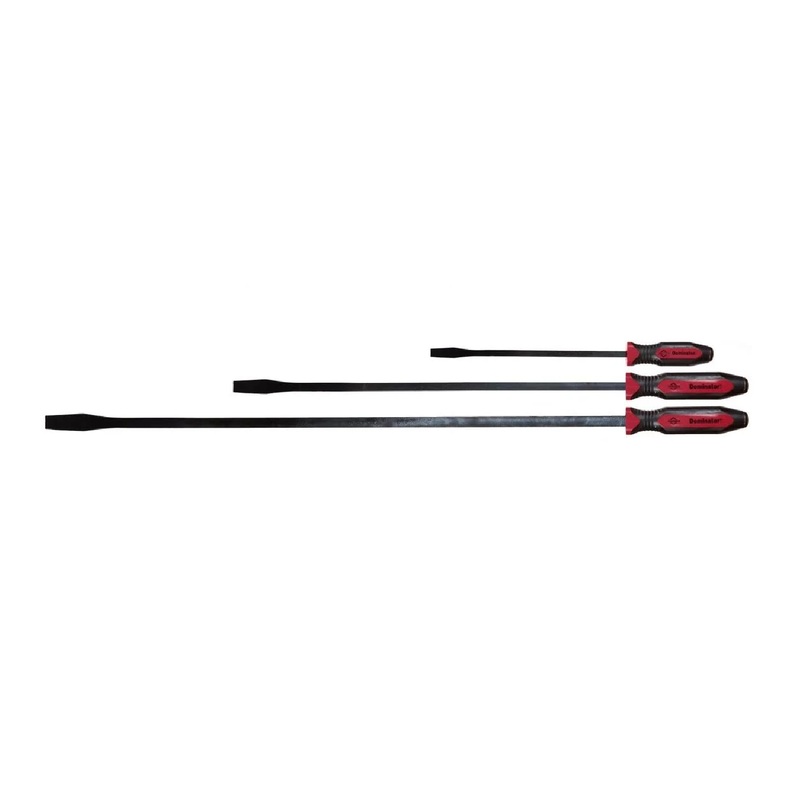 Mayhew Steel 14062 3-Piece Red Dominator Straight Prybar Set