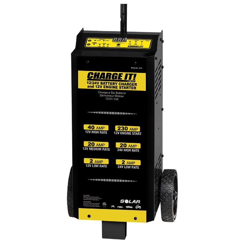 Solar Charge It 4745 12/24V Wheel Battery Charger