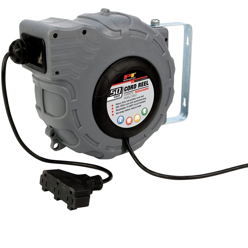 Performance Tool W2273 50' Retractable Cord Reel