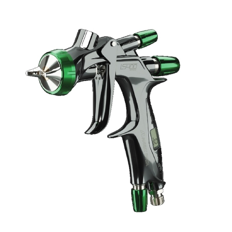 Iwata 2913D LS-400-SR2D-13ET - Series 2 Digital Gravity Fed Spray Gun, 1.3
