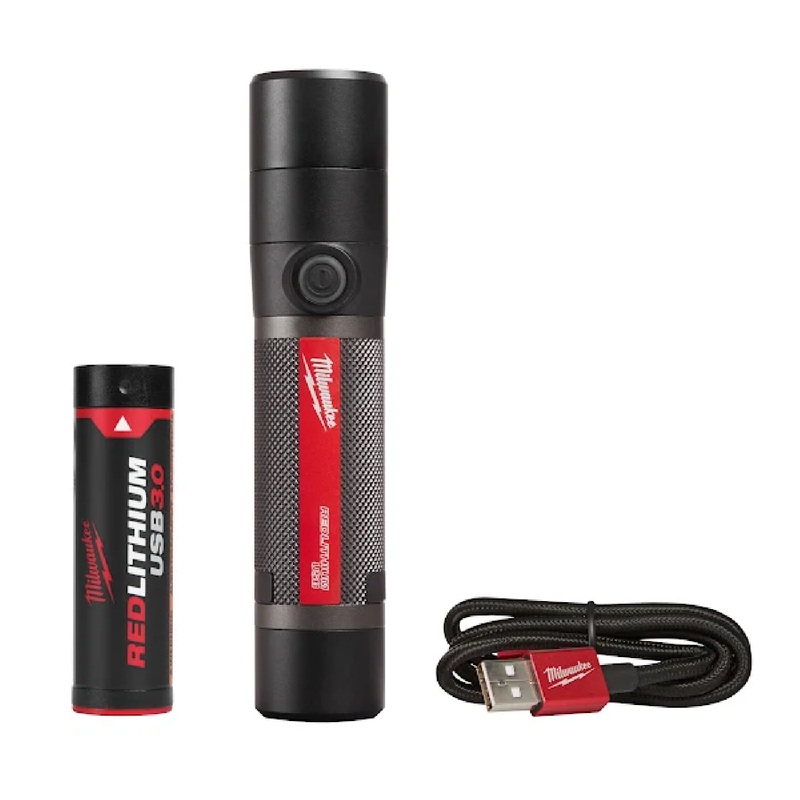 Milwaukee 2160-21 800 Lumen USB Fixed Beam LED Flashlight