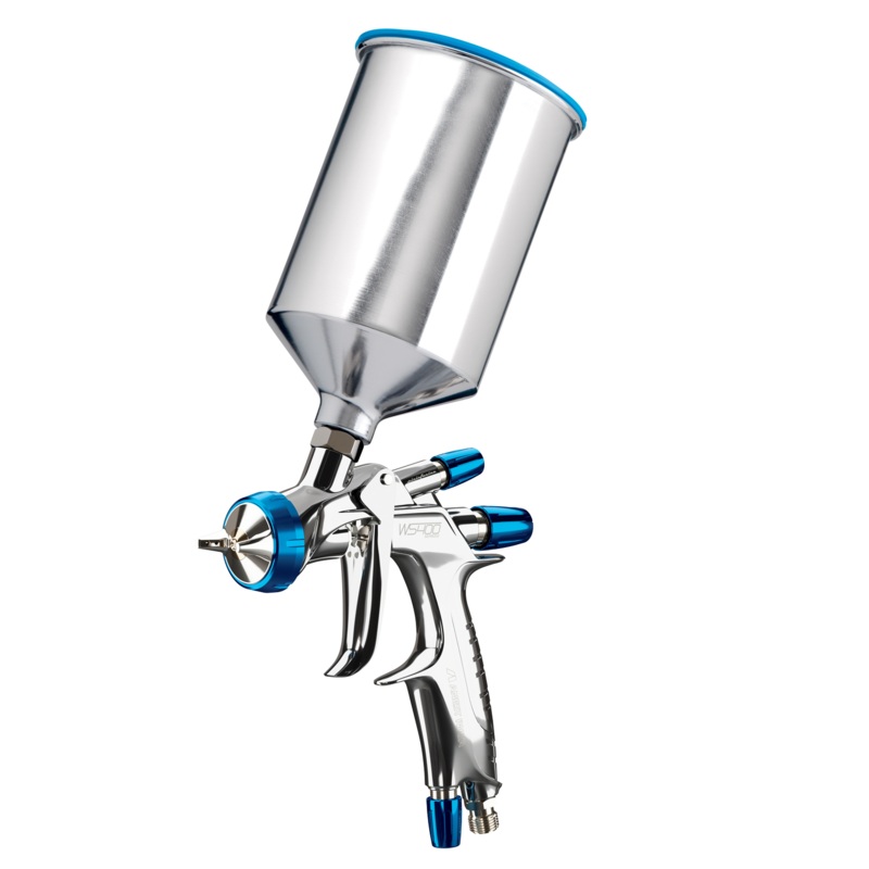 IWATA 2917 WS-400-SR2-13OBS 1.3 Gravity Fed Basecoat Spray Gun with 700ml Cup