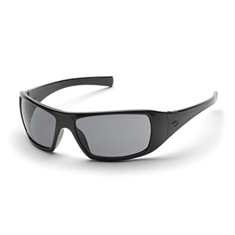 Pyramex Goliath Safety Eyewear, Black Frame, Gray Anti-Fog Lens