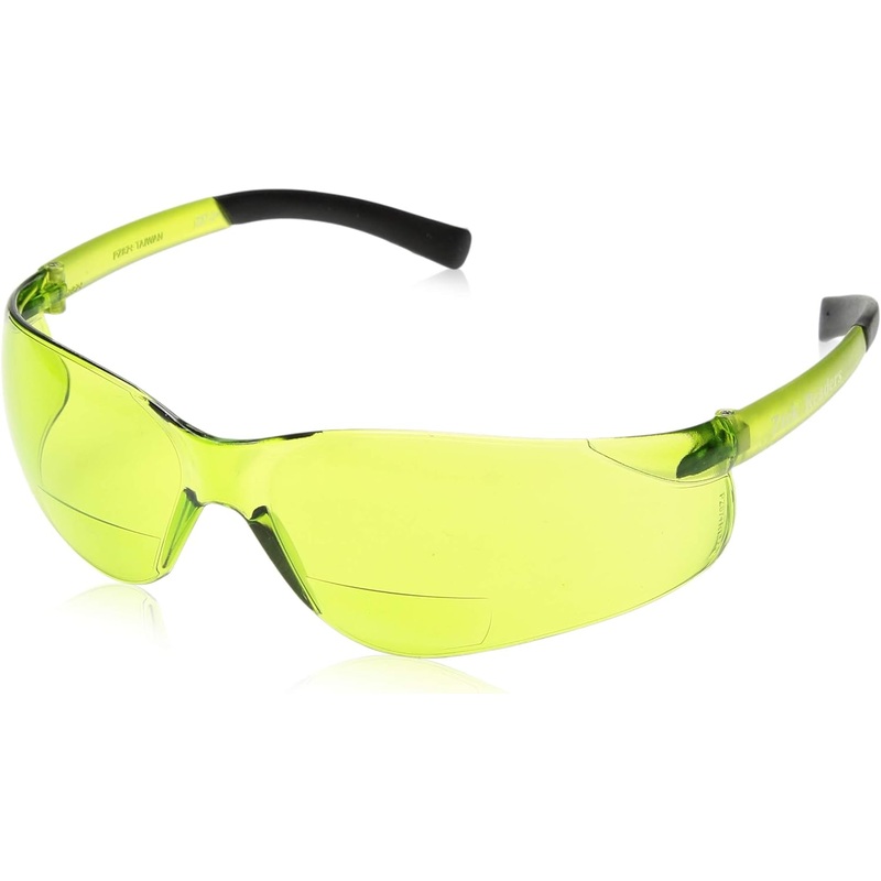 Pyramex Ztek Readers Bifocal Safety Glasses Eye Protection (Pale Green, 2.0 Diopters)