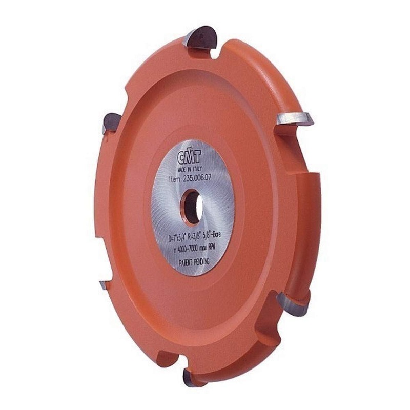 CMT 235.006.07 Cove Cutter Head For 800.523.11 Crown Molding Set, 5/8-Inch Bore For Table Saws