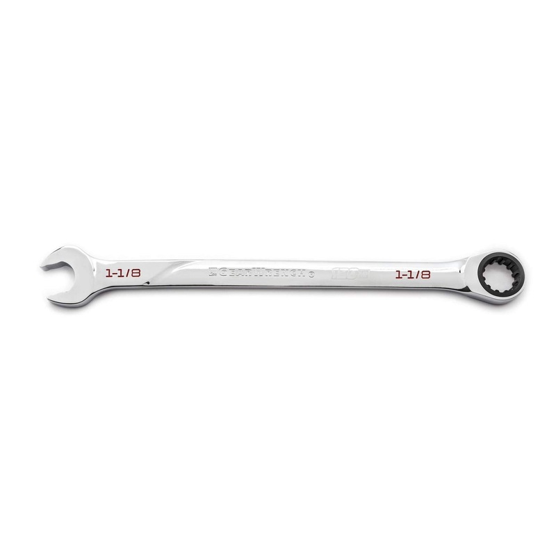 GEARWRENCH 120XP Universal Spline XL Ratcheting Combination Wrench, 1-1/8" - 86447 1-1/8" Universal