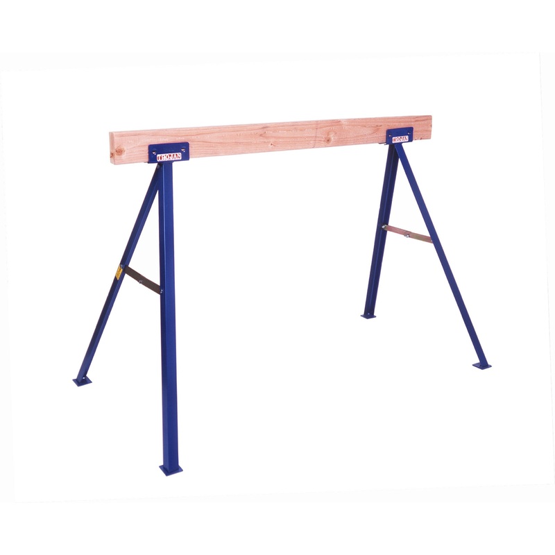 Guardian Fall Protection TS-27 27" Tall Sawhorse (includes legs for one sawhorse), Blue Powder Coat Finish 27 inch