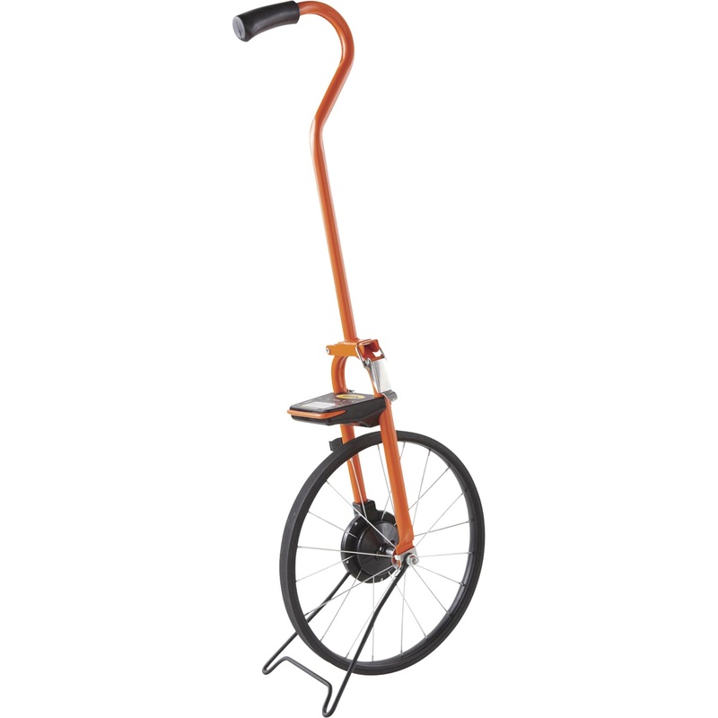 Keson MP401E Electronic Metal Frame Measuring Wheel with Spoked Wheel, 15-1/2-Inch Diameter , Yellow