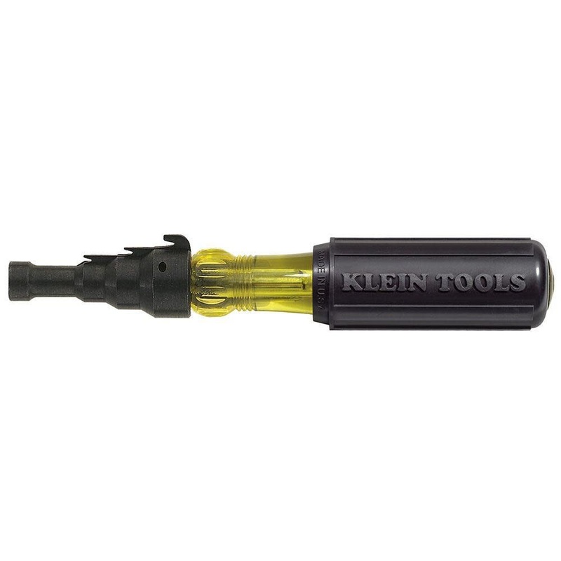 Klein Tools 85191 Screwdriver / Conduit Reamer, Made in USA, Conduit Fitting and Reaming Screwdriver for 1/2-Inch, 3/4-Inch, and 1-Inch Thin-Wall Conduit