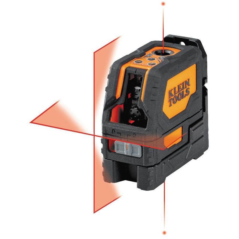 Klein Tools 93LCLS Laser Level, Self Leveling, Cross Line Level with Plumb Spot and Magnetic Mounting Clamp