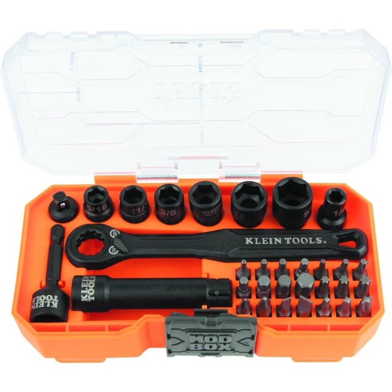 Klein Tools KNECT Small Pass-Through Socket Set 32pc - 65300
