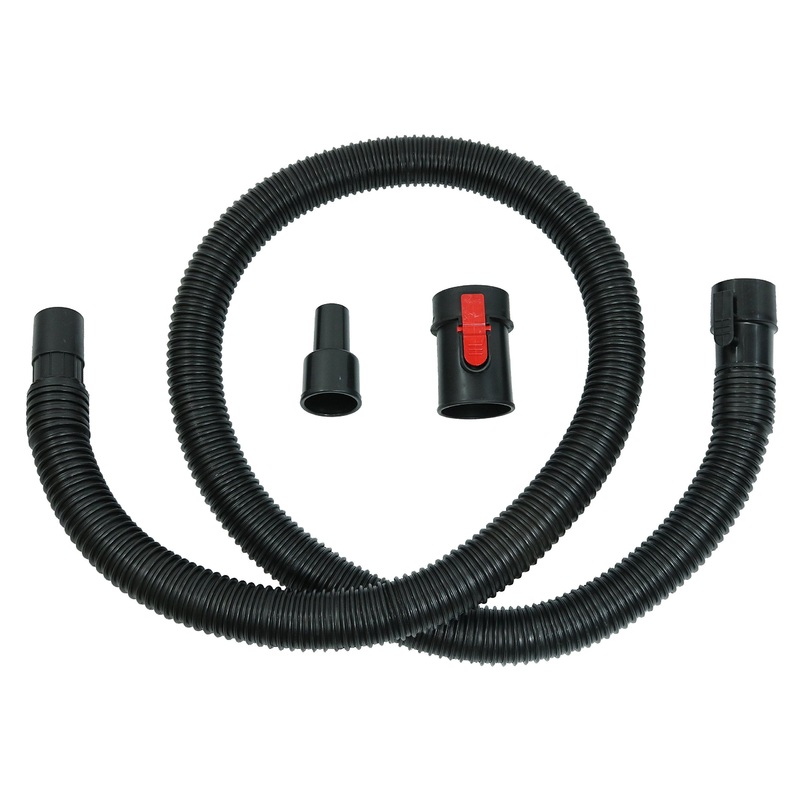 Ridgid Tug-A-Long Genuine OEM 31713 1-7/8 Inch, 7 Foot Vacuum Hose Kit for Wet / Dry Vacuums w/ 1-1/4 Adapter