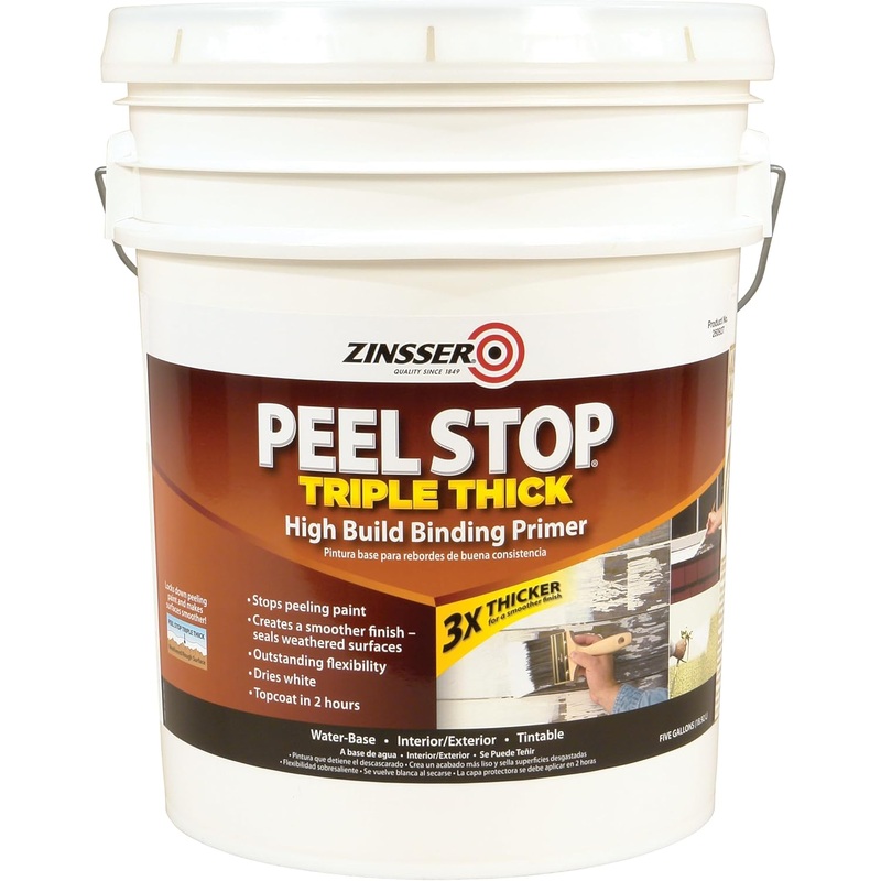 5 gal Zinsser 260927 White Peel Stop Triple Thick Binding Primer