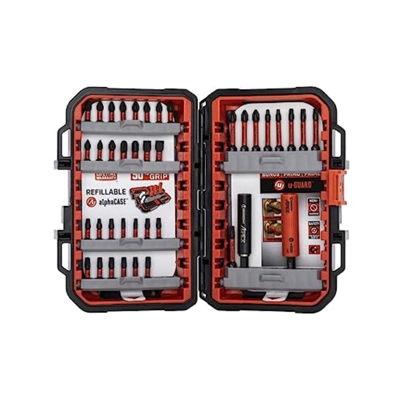 Crescent 38-Piece APEX 1/4 Inch Impact Driver Bit Set