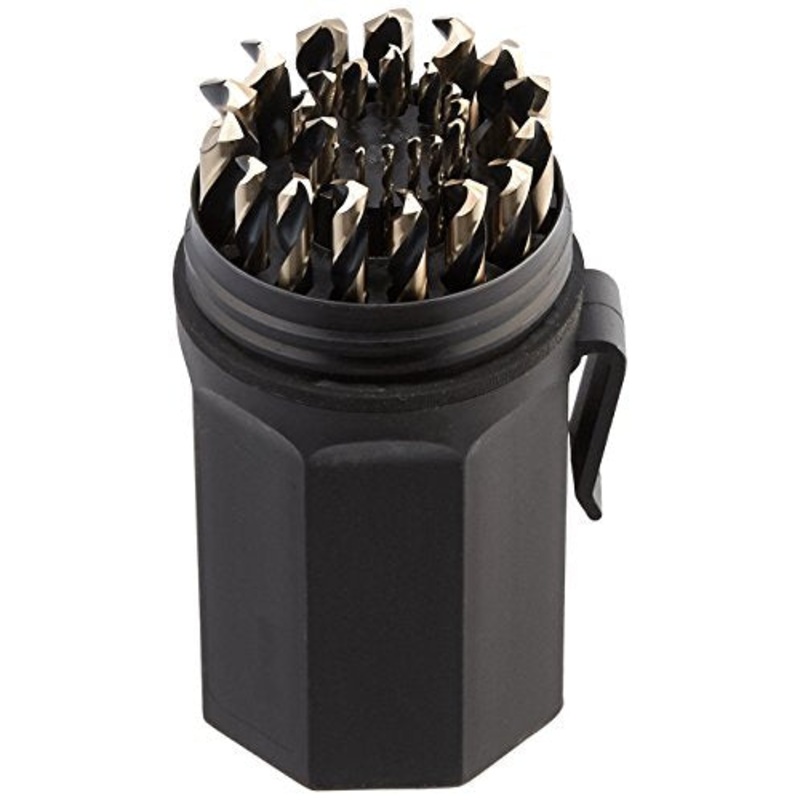Norseman Ultra Dex Type 240-UB 135 Degree Split Point Magnum Super Premium Jobber 29-Piece Drill Set