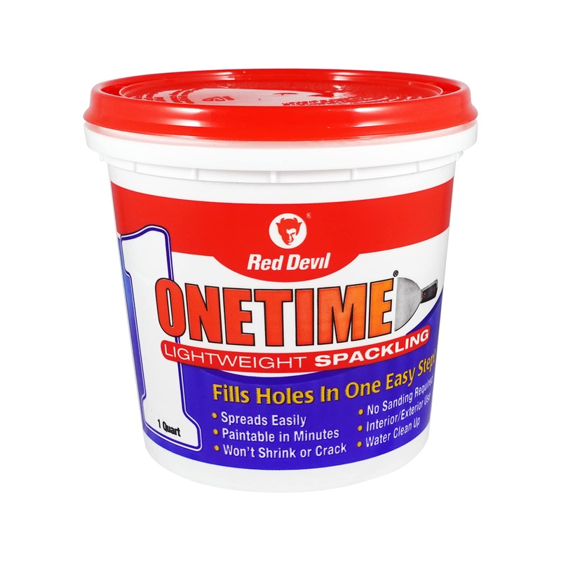 Red Devil Onetime Spackling 1-Quart Tub