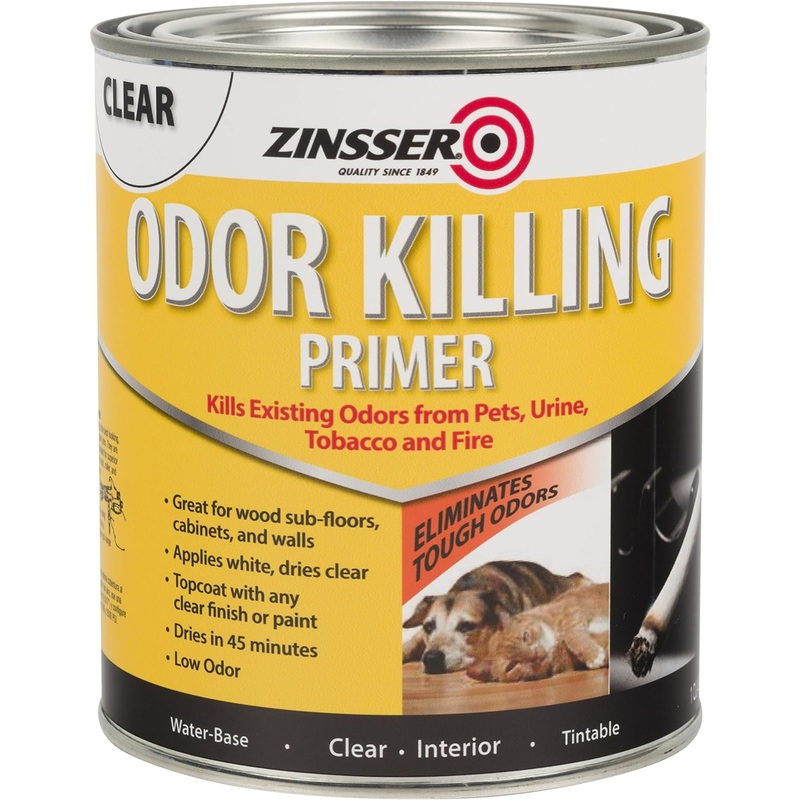 Rust-Oleum Zinsser Odor Killing Primer, White, Quart